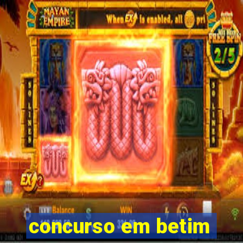 concurso em betim