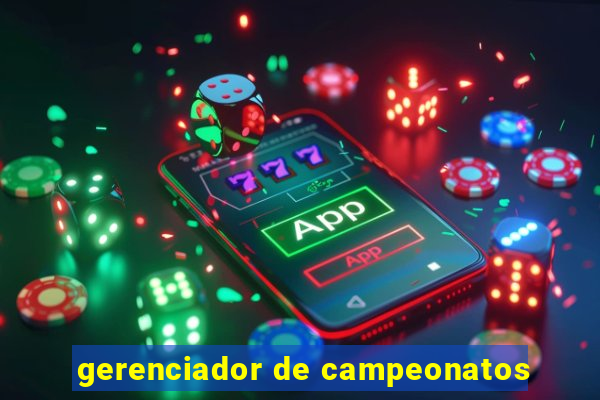 gerenciador de campeonatos