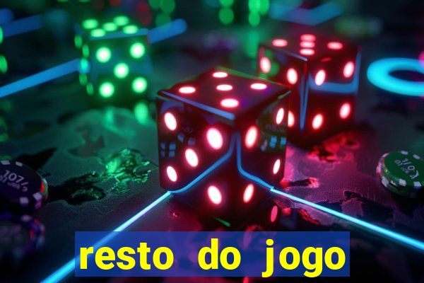 resto do jogo placar atual