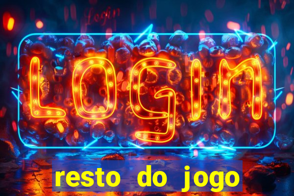 resto do jogo placar atual