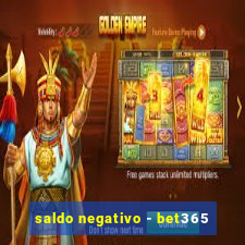 saldo negativo - bet365