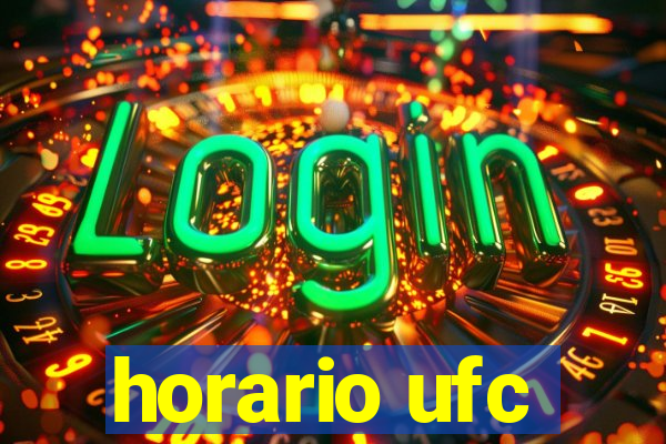 horario ufc