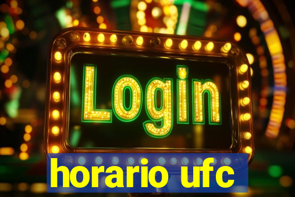 horario ufc