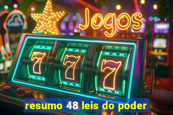 resumo 48 leis do poder