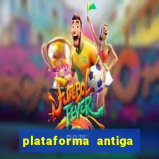 plataforma antiga de jogos