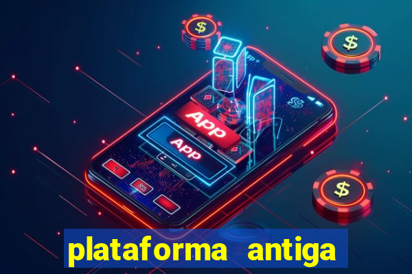 plataforma antiga de jogos