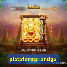 plataforma antiga de jogos