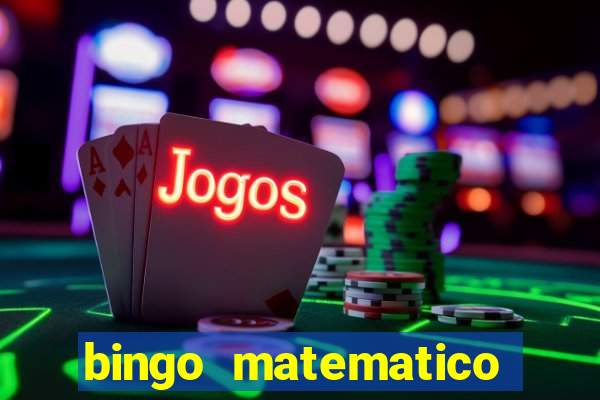 bingo matematico para ensino medio