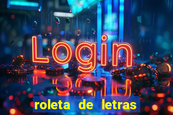 roleta de letras stop online