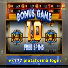 vx777 plataforma login