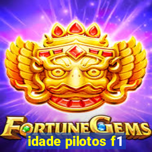 idade pilotos f1