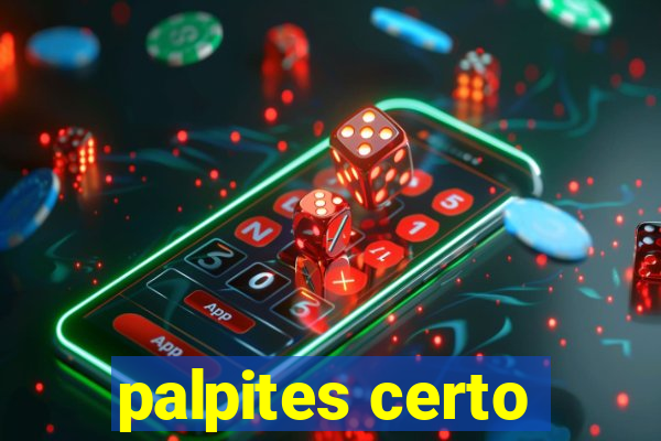 palpites certo