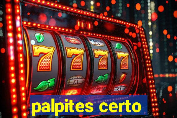 palpites certo