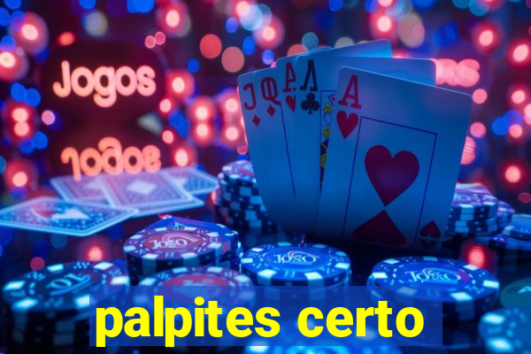 palpites certo