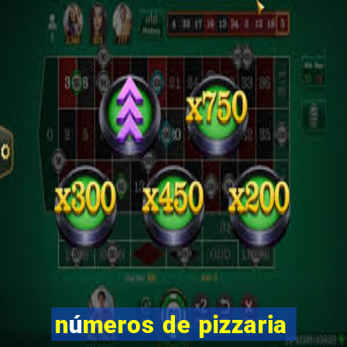 números de pizzaria