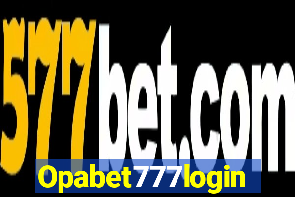 Opabet777login