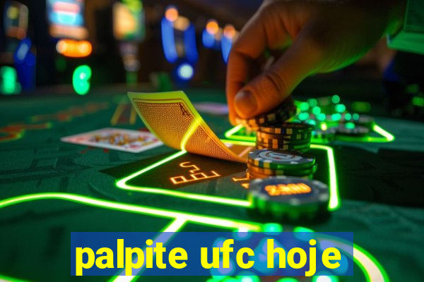 palpite ufc hoje