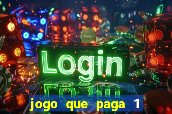 jogo que paga 1 real no pix