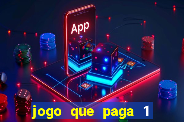 jogo que paga 1 real no pix