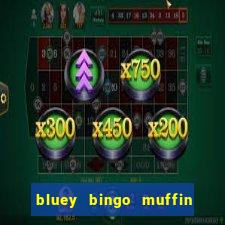 bluey bingo muffin and socks