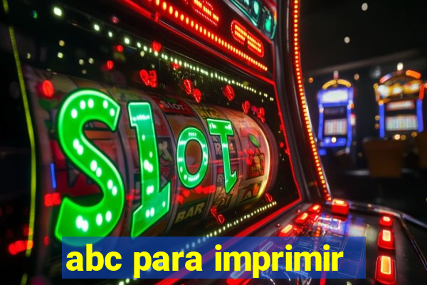 abc para imprimir