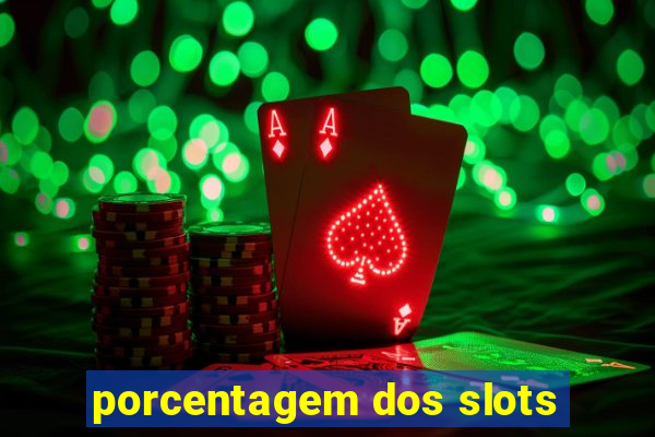 porcentagem dos slots