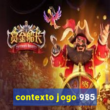 contexto jogo 985