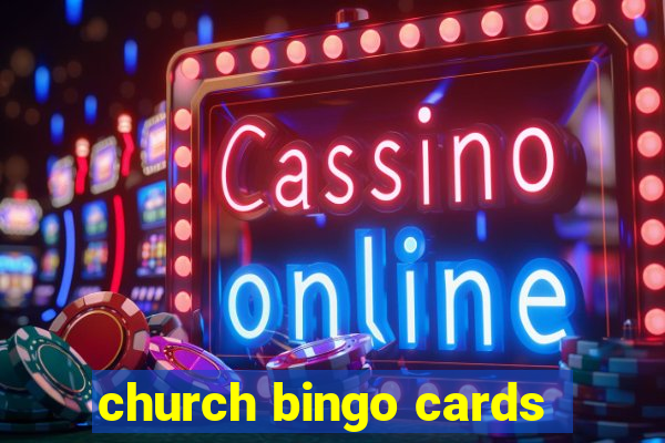 church bingo cards