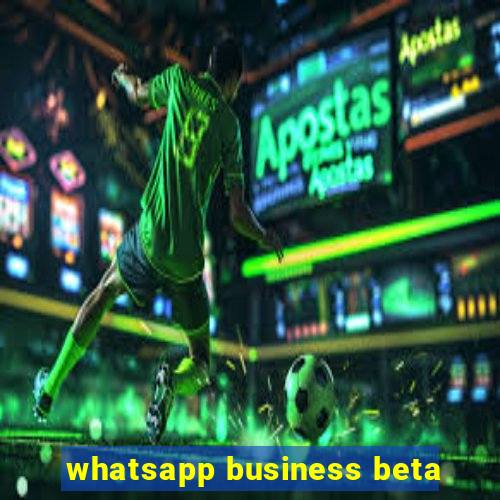 whatsapp business beta