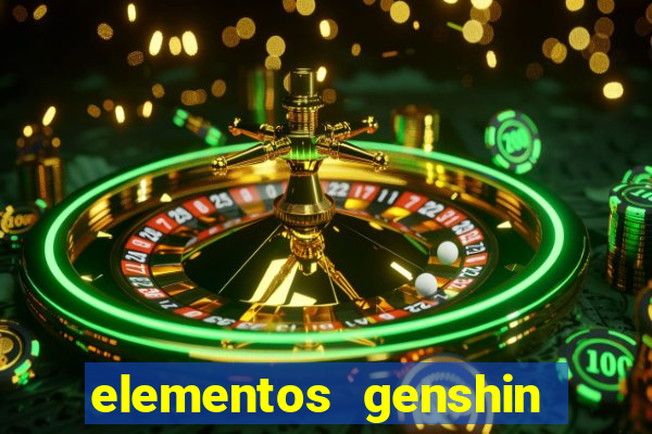 elementos genshin impact fraquezas