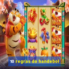 10 regras do handebol