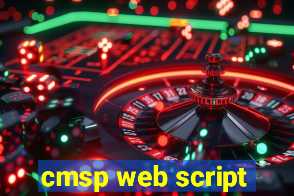 cmsp web script