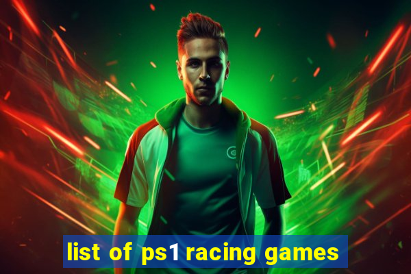 list of ps1 racing games