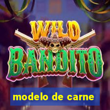 modelo de carne