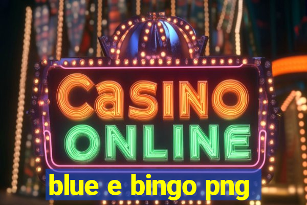 blue e bingo png