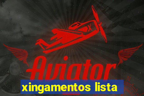 xingamentos lista