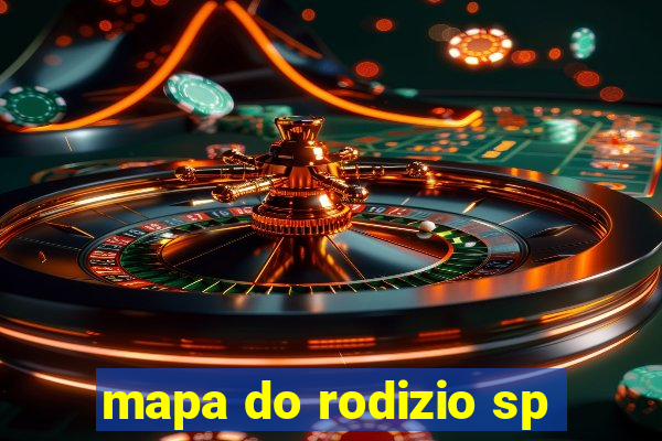 mapa do rodizio sp