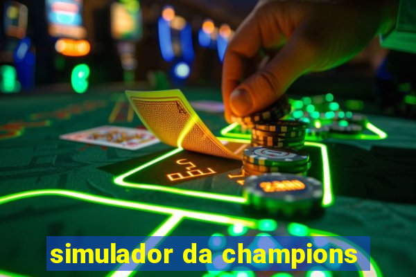 simulador da champions