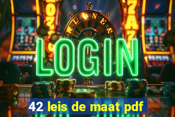 42 leis de maat pdf