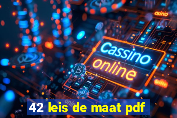 42 leis de maat pdf