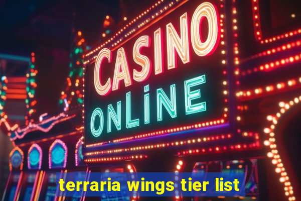 terraria wings tier list