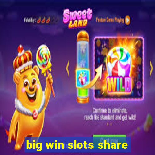 big win slots share