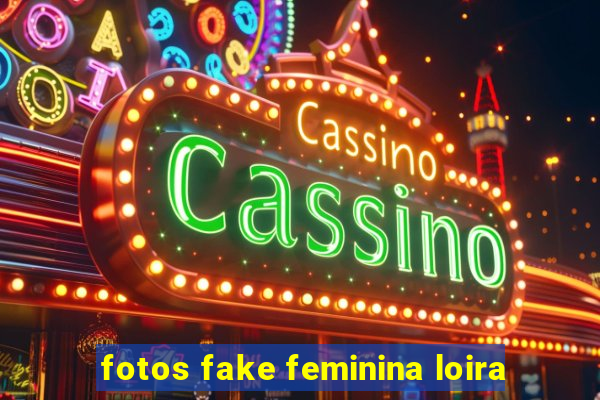 fotos fake feminina loira