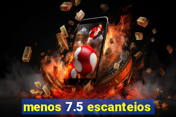 menos 7.5 escanteios