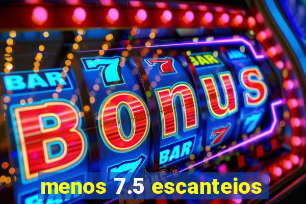 menos 7.5 escanteios