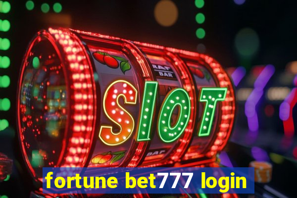 fortune bet777 login