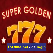 fortune bet777 login