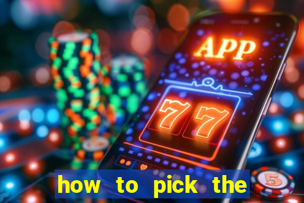 how to pick the right slot machine to win