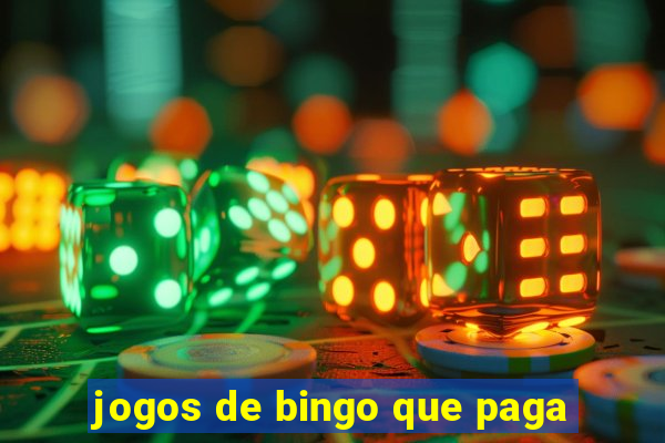 jogos de bingo que paga