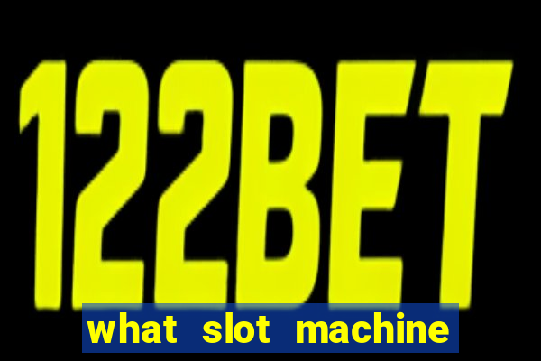 what slot machine has the best odds